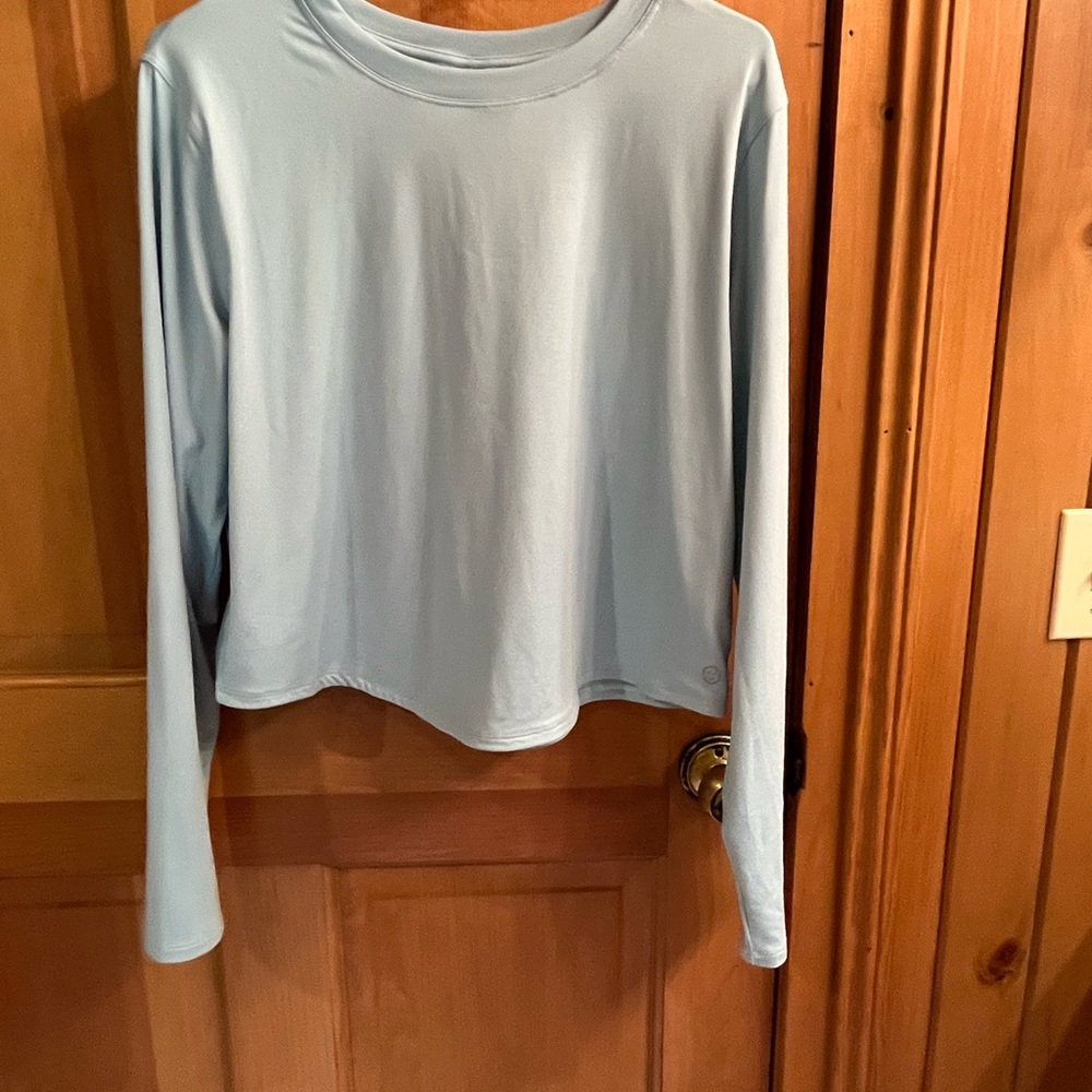 Gilly Hicks Sky Blue Long Sleeve Top